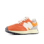 New Balance Homme 327 Sneaker, Orange, 44.5 EU