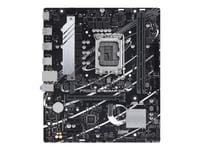 ASUS PRO B760M-R D4 - Moderkort - micro ATX - LGA1700-uttag - B760 Chipuppsättning - USB 3.2 Gen 1 - 2.5 Gigabit LAN - inbyggda grafiken (CPU krävs)