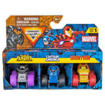 Mini Marvel Bundle Trucks 1:87 Series 1 Black Panther Captain America Iron Man