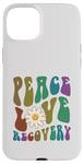 iPhone 15 Plus Groovy PEACE LOVE RECOVERY Therapy Clean Sober NA Nurse Case