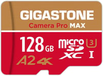 [5 Ans Récupération de données Gratuite] Carte Mémoire 128 Go,Camera Pro Max,Vitesse jusqu'à 120/80 Mo/s,pour GoPro,DJI,Drone,4K Video A2 V30 U3 MicroSDxC avec Adaptateur.[Y69]