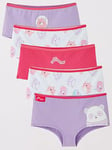 Squishmallows 5 Pack Knickers, Multi, Size 5-6 Years