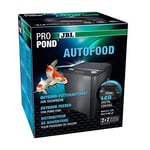 JBL PROPOND AUTOFOOD Distributeur Automatique de Nourriture Solaire pour carpes koï et Autres Poissons de Bassin, résistant aux intempéries, 37,5 x 37,5 x 46,2 cm, Noir