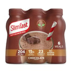 Slimfast Chunky Chocolate Shakes, 6 x 325ml