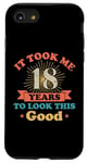 Coque pour iPhone SE (2020) / 7 / 8 Live Legend 18th years Vintage Birthday Party Celebration