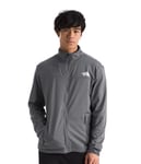 THE NORTH FACE Men's Cap Rock Full Zip Fleece Jacket, Smoked Pearl, S