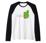 Just Dill With It Funny Pickle Jar Saying Raglan Baseball Tee