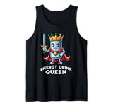 Energy Drink Queen Funny Can of Energy Drink Tank Top