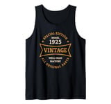 100th Birthday 100 Years Old Born in 1925 One hundred years Tank Top