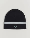 Fred Perry Twin Tipped Merino Beanie Navy