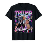 Guilty Of Stealing My Heart Pink Trump Trump Girl Valentines T-Shirt