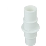 Linxor - Liaison, raccord 32/32, 38/38, 32/38 pour tuyau flottant de pisicne - Blanc