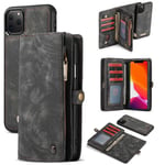 Multi Wallet CaseMe 11-kort Apple iPhone Pro Max (6.7")  - Sort / grå