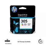 Genuine HP 305 Colour Ink Cartridge For HP Envy 6000 6010 6020 6022 6030 3YM60AE