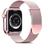 Rem för Apple Watch, kompatibel med 41 mm, 40 mm, 38 mm, dam och herr, justerbart ersättningsarmband med dubbla magneter för iWatch Series 9, 8, 7, 6, 5, 4, 3, 2, 1, SE