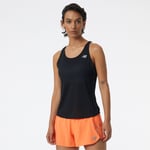 New Balance Womenss Impact Run Tank Top in Black - Size Small