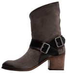 Fly London Women's DAAN165FLY Western Boot, Grey/Black, 2.5 UK