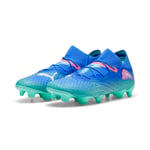 Puma FUTURE 7 ULTIMATE FG/AG Unisex Football Boots - Blue - Size UK 11.5