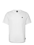 Satellite Tee Tops T-shirts Short-sleeved White Moose Knuckles