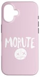 Coque pour iPhone 16 Morute Esthétique Poupée effrayante + Adorable Horreur Goth Croix