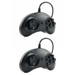 2 X Manette 6 boutons - USB type Sega Megadrive Genesis pour PC - jeux retro