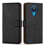 Case Collection Premium Leather Folio Cover for Nokia 1.4 Case Magnetic Closure Full Protection Book Design Wallet Flip with [Card Slots] and [Kickstand] for Nokia 1.4 Phone Case