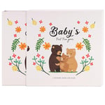 2X(Baby Memory Book Scrapbook Photo Album Pregnancy Diary Cute Animal3314