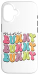 Coque pour iPhone 16 Mini lapin lapin pastel texte amusant