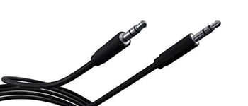 Linéaire A195NB Cable audio stéréo Jack 3.5mm Male / Male câble fin pour amplificateur home-cinéma, chaîne Hi-Fi, smartphone, tablette, PC etc. 1m