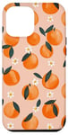 Coque pour iPhone 15 Pro Max Orange Blossom Floral Fruit Pattern Tropical Citrus Garden