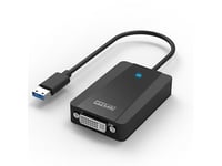 USB-A till DVI Adapter (svart)