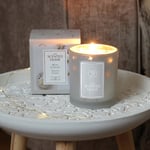 The Scented Home White Christmas Candle