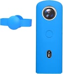 Étui de Protection en Silicone avec Couvercle d'Objectif pour Ricoh Theta SC2 360° Housse de Protection pour Caméra d'action Anti-Rayures Anti-Poussière Accessoires Pièce de Rechange.[G1453]