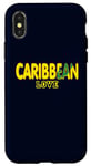 Coque pour iPhone X/XS Fille des Caraïbes, hommes des Caraïbes, tenue caribéenne pour femmes