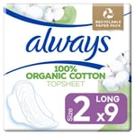 Always Cotton Protection Ultra Lång Bindor 9 st