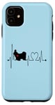 Coque pour iPhone 11 Shih Tzu Dog Heartbeat EKG Funny Dogs Amoureux et propriétaire