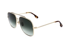 Lunettes de Soleil Victoria Beckham VB215S 700 GOLD/KHAKI 59/15/ Femme