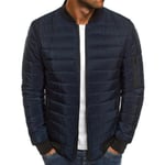 Veste Homme De Marque Slim Col Standup Blouson Homme Épaississant Mode Manteau Homme -Zs306764