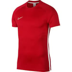 Nike M NK Dry ACDMY Top SS T-Shirt Homme, Rouge (University Red/White/(White) 657), FR : S (Taille Fabricant : S)