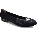 Ballerines Caprice  Ballerine Plate Noire