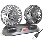 USB Car Fan   Fan Portable Auto Cooling Fan Cooling Big Wind Electric4994