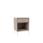 Montana - Dream Nightstand - Mushroom / Snow Legs - Nattbord - designer_peter_j_lassen - Beige - MDF