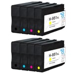 8 Ink Cartridges to replace HP 950 & 951 (950XL & 951XL) non-OEM / Compatible