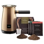 Hotel Chocolat Velvetiser Hot Chocolate Machine Complete Starter Kit, Copper