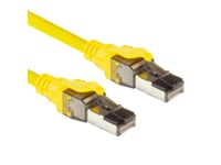 Act Yellow 1.5 Meter Sftp Cat8 Patch Cable Snagless With Rj45 Connectors