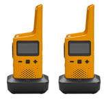 Motorola Solutions T72 PMR Licence Free Weatherproof IP54 Twin Pack Walkie Talkie