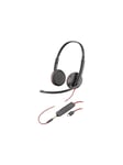 Poly Blackwire C3225 | On Ear headset | Microphone | Active noisereduction