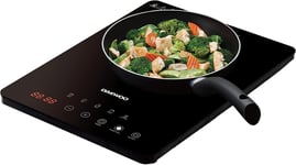 Daewoo Electric Induction Hob Portable Digital Touch Single Cooker Hot Plate 2Kw