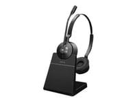 Jabra Engage 55 Med Ladestander Sort, Titanium Microsoft Teams