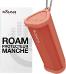 Étui de Protecten Silicone Robuste pour Sonos Roam & Roam SL | Rouge | Protégez Votre Haut-Parleur Bluetooth sans Fil en utilisant Cette Housse/Housse